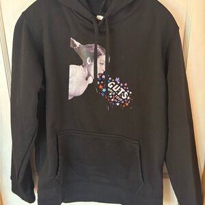 Black Graphic Hoodie